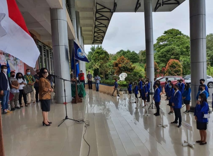 Pelepasan Mahasiswa KKN Unima Gelombang I Tahun 2022