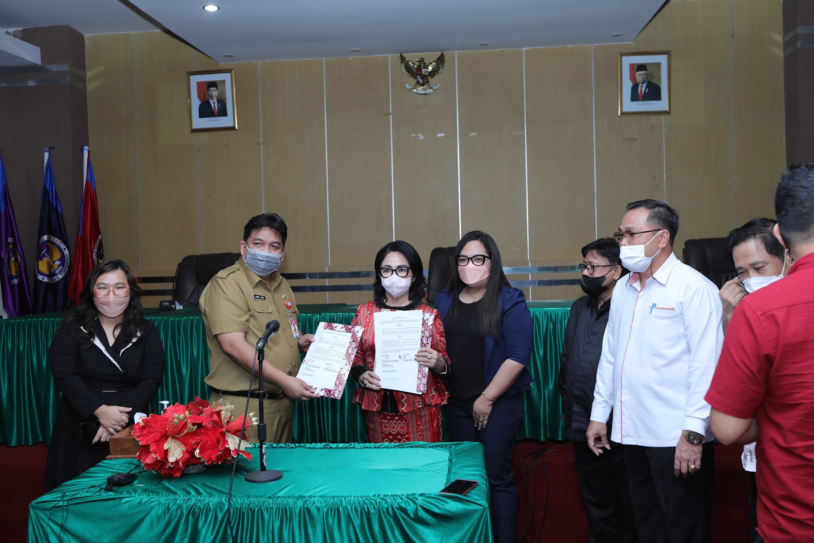 Penandatanganan Kerjasama Unima dengan Dinas Komunikasi, Persandian dan Statistik Daerah Provinsi Sulawesi Utara