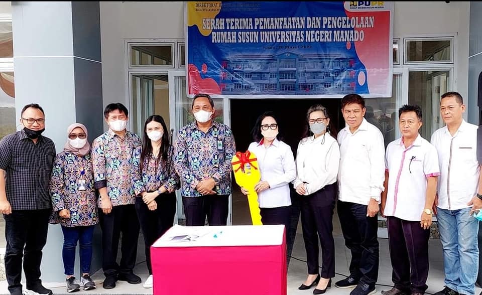 Serah Terima Rumah Susun dari Kementerian PUPR ke UNIMA