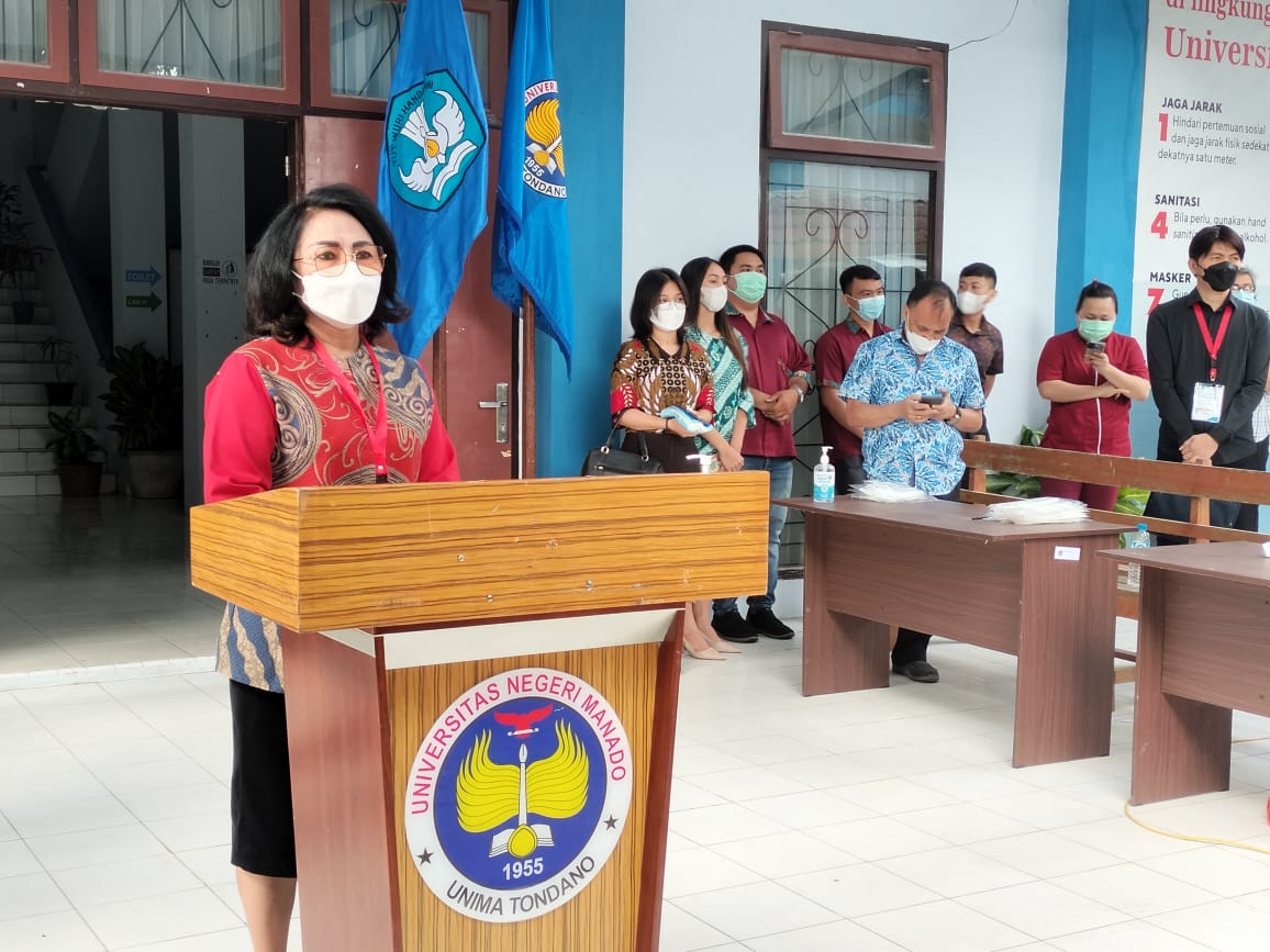 Hari Pertama UTBK SBMPTN 2022, Rektor Unima: Semoga Lolos Seleksi dan Diterima di Perguruan Tinggi