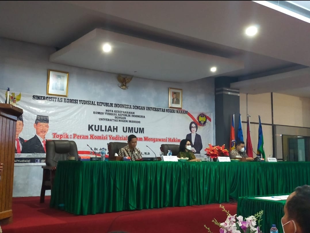 Penandatangan MoU Komisi Yudisial RI dengan Unima