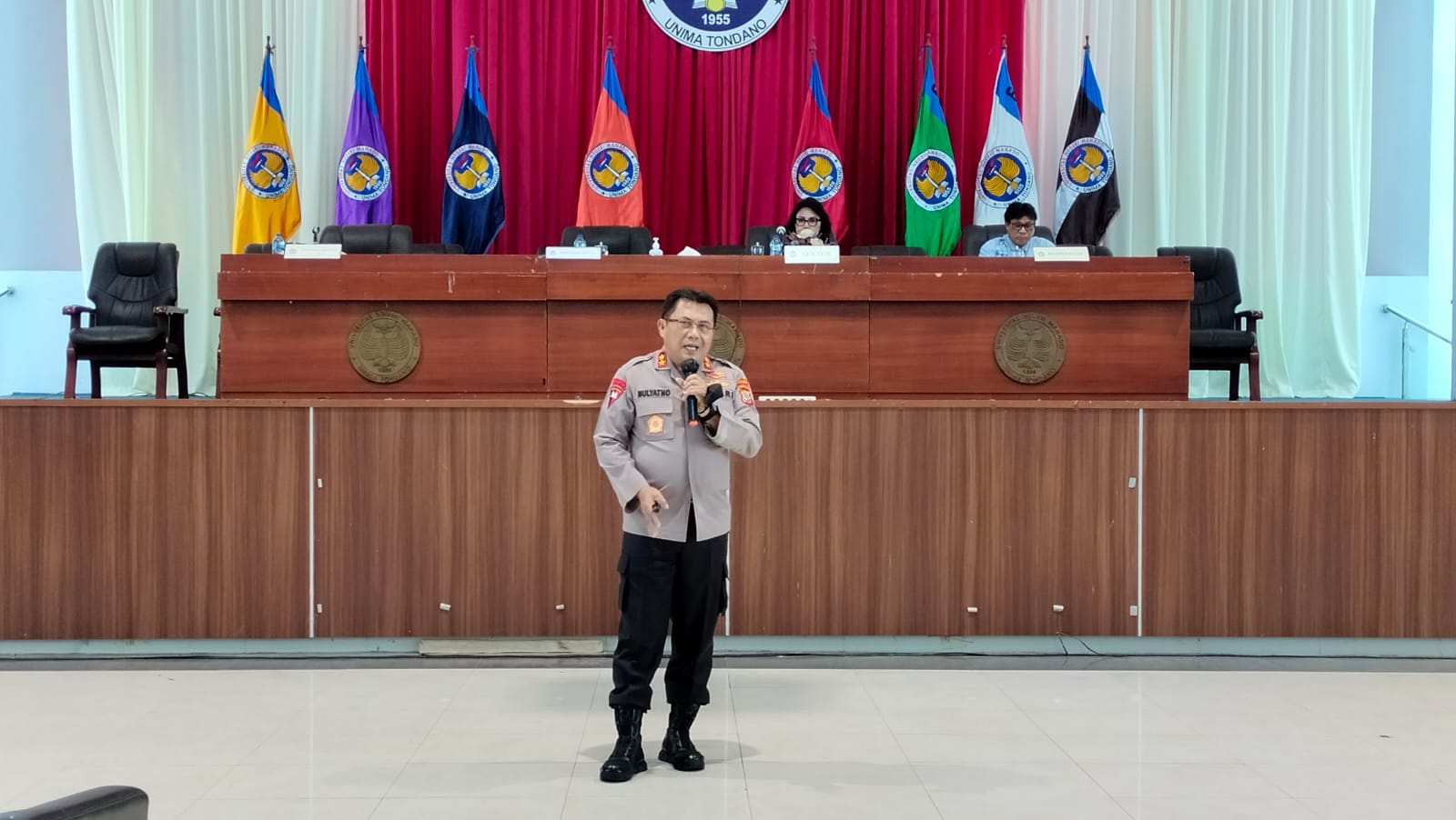 Studium Generale Unima, Kapolda Bahas Isu Kebangsaan dan Bela Negara