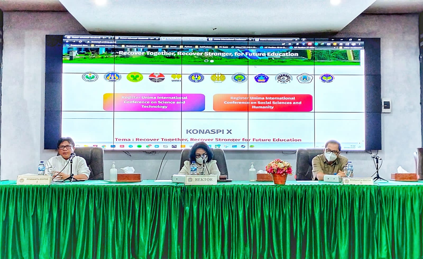 Rektor Unima Pimpin Rapat Persiapan Konaspi X