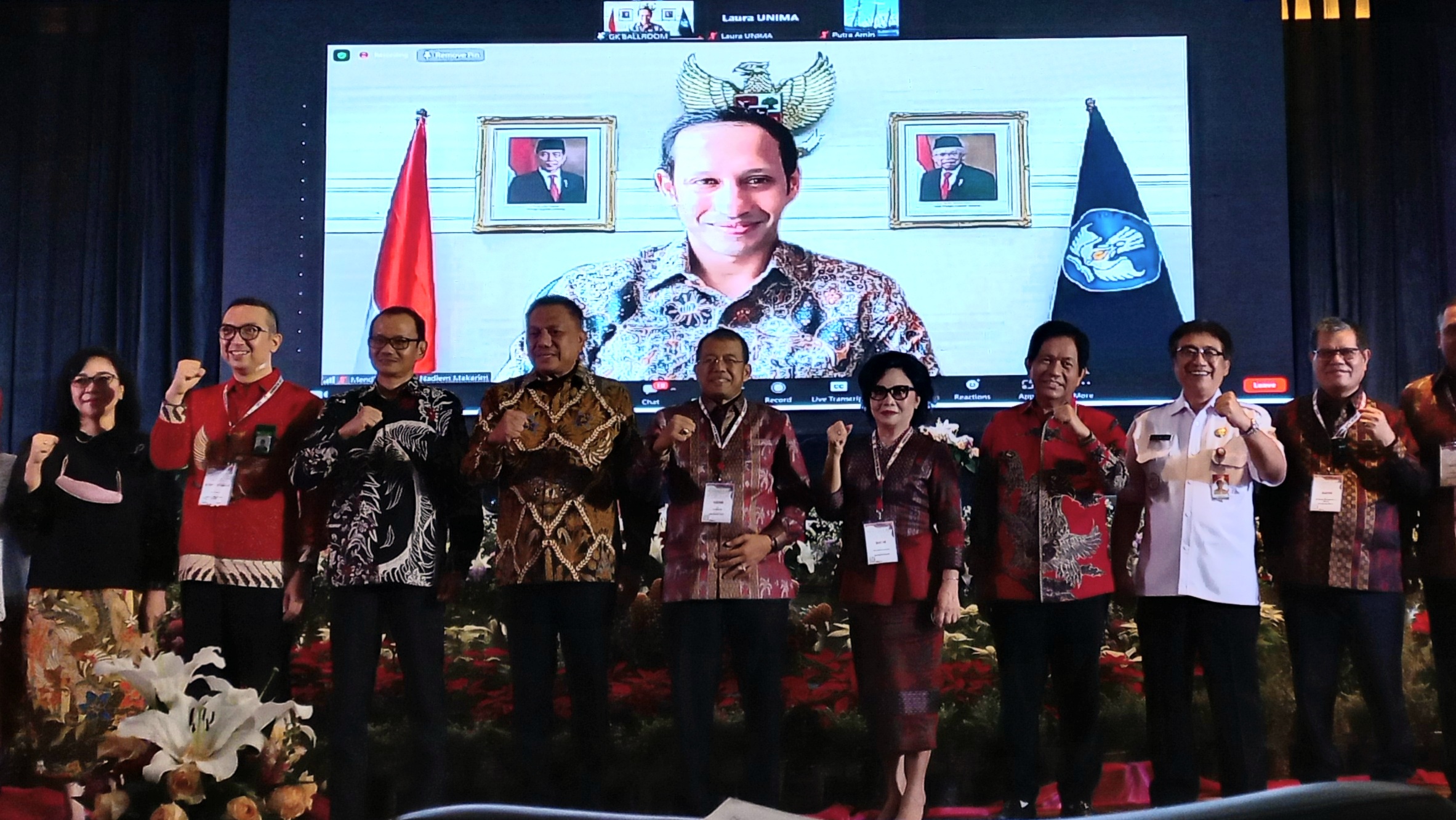 Mendikbud membuka Konaspi X