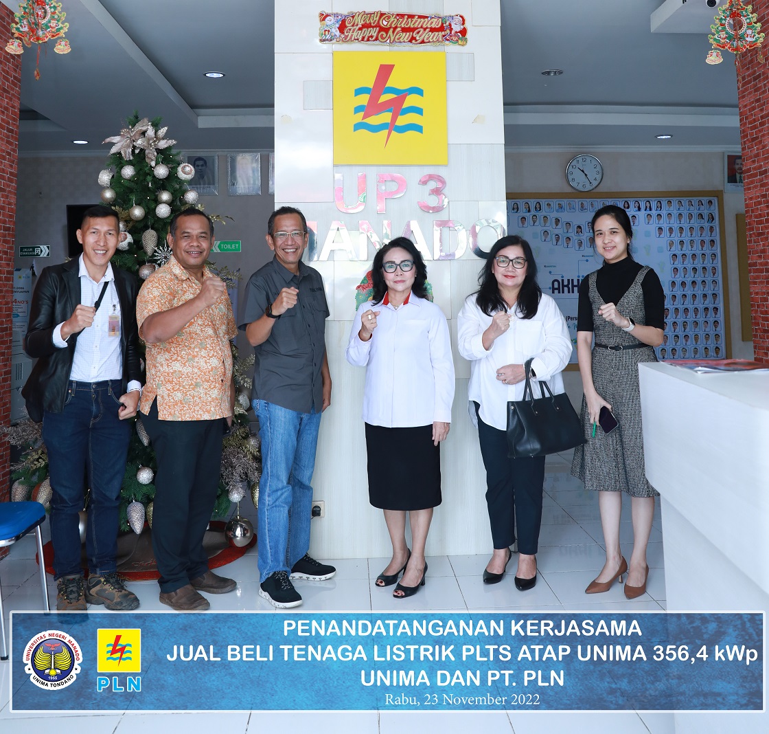 PLTS Atap UNIMA 356,4 kWp Siap Export-Import Energi Listrik ke dan dari GRID PLN