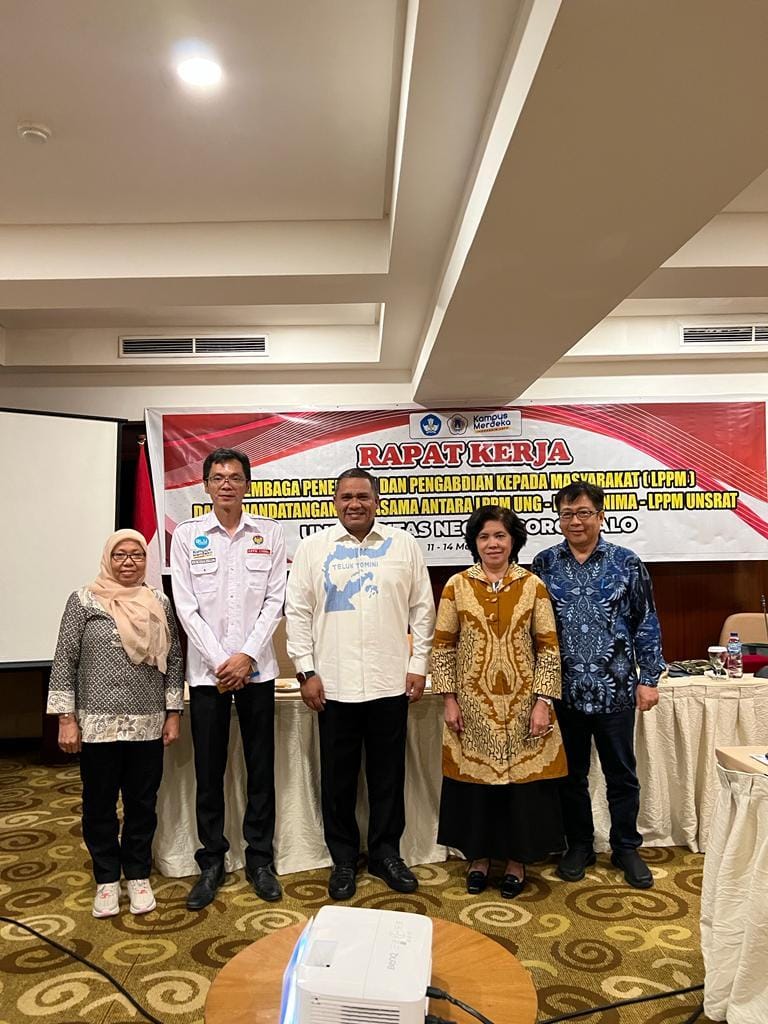 Sinergitas Unima – UNG – Unsrat Dalam Pemberdayaan Kawasan Teluk Tomini Serta Kontribusi Membangun Bangsa