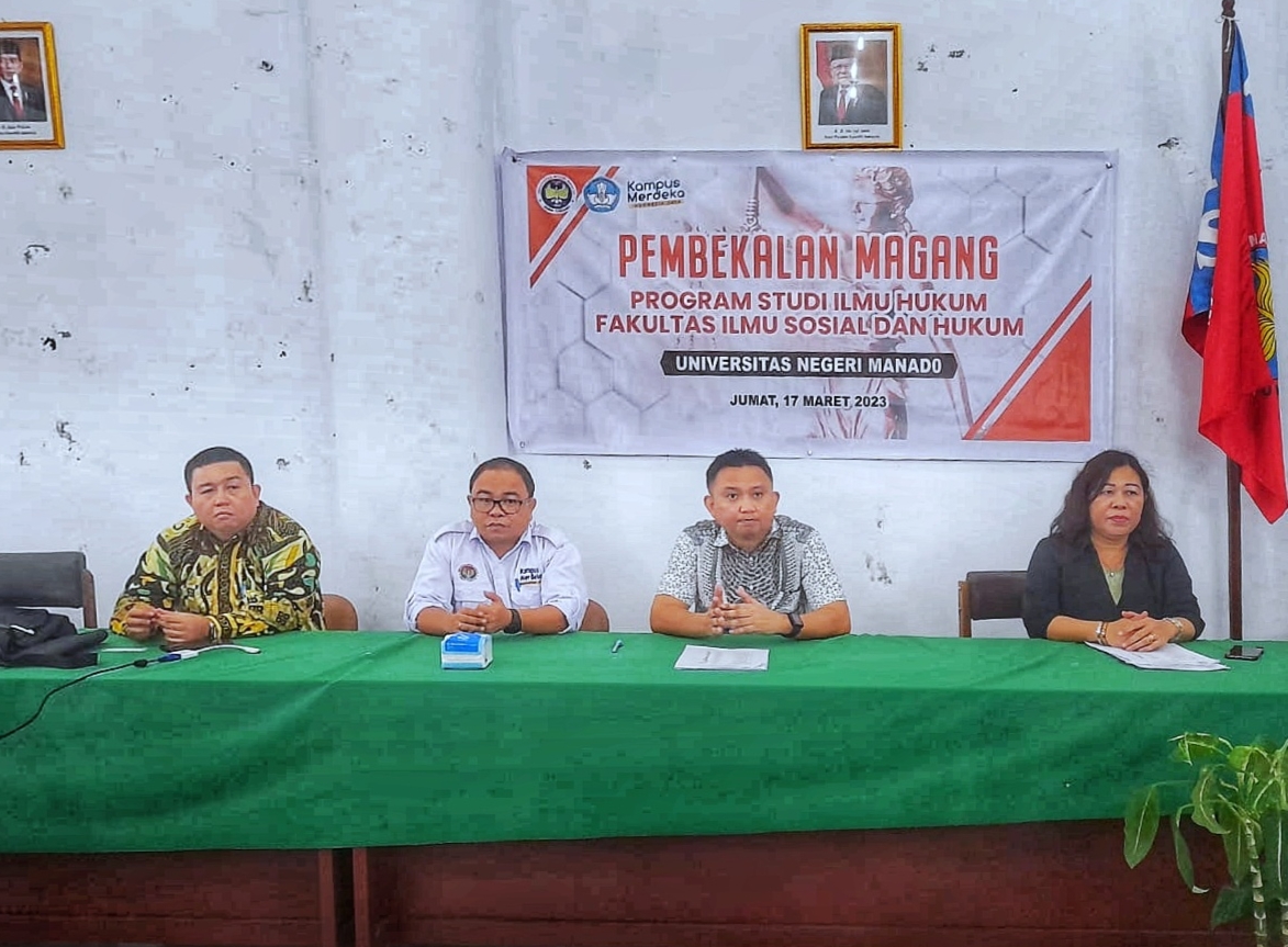 79 Mahasiswa Prodi Hukum Unima Siap Magang, Begini Harapan Koorprodi
