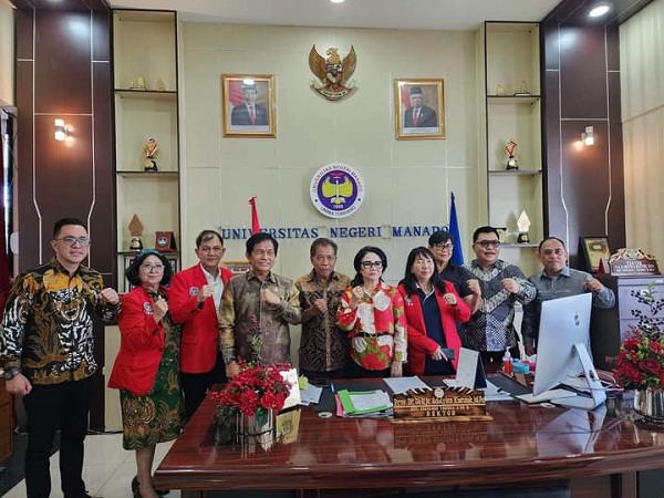 Perkuat BRIDA, Rektor Unima Libatkan 15 Guru Besar & Dekan Sambut DPRD Sulut