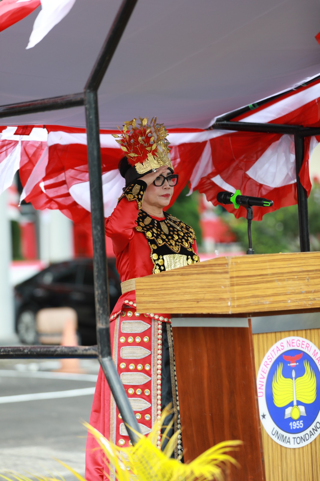 Unima Gelar Upacara 17 Agustus 2023, Rektor Unima Bakar Semangat Juang Kemerdekaan 1945