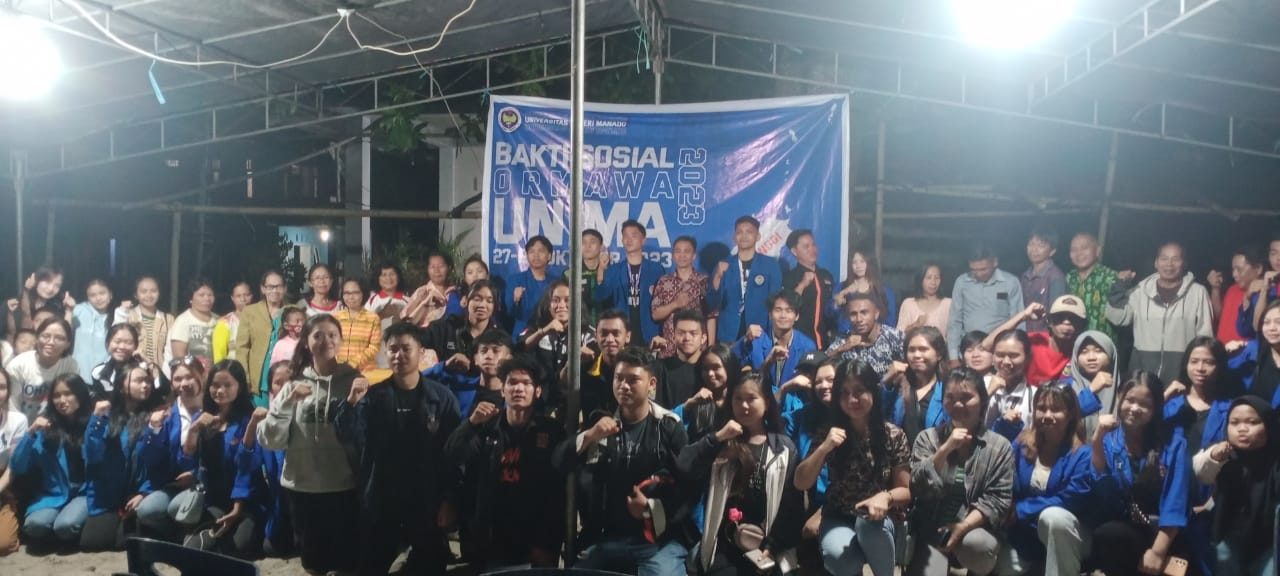 Ratusan Mahasiswa Unima Gelar Pengabdian Masyarakat Di Desa Bukit Tinggi, Warga Mengaku Sangat Terbantu