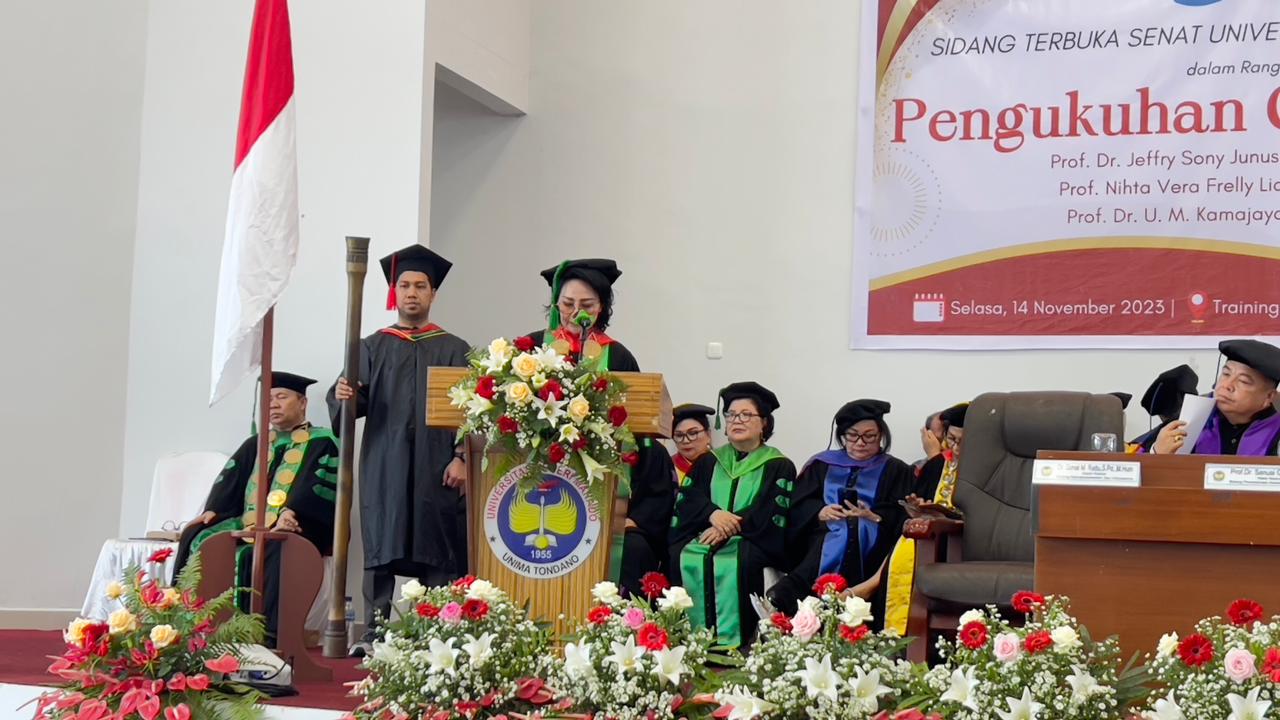 Unima Kembali Ketambahan Guru Besar