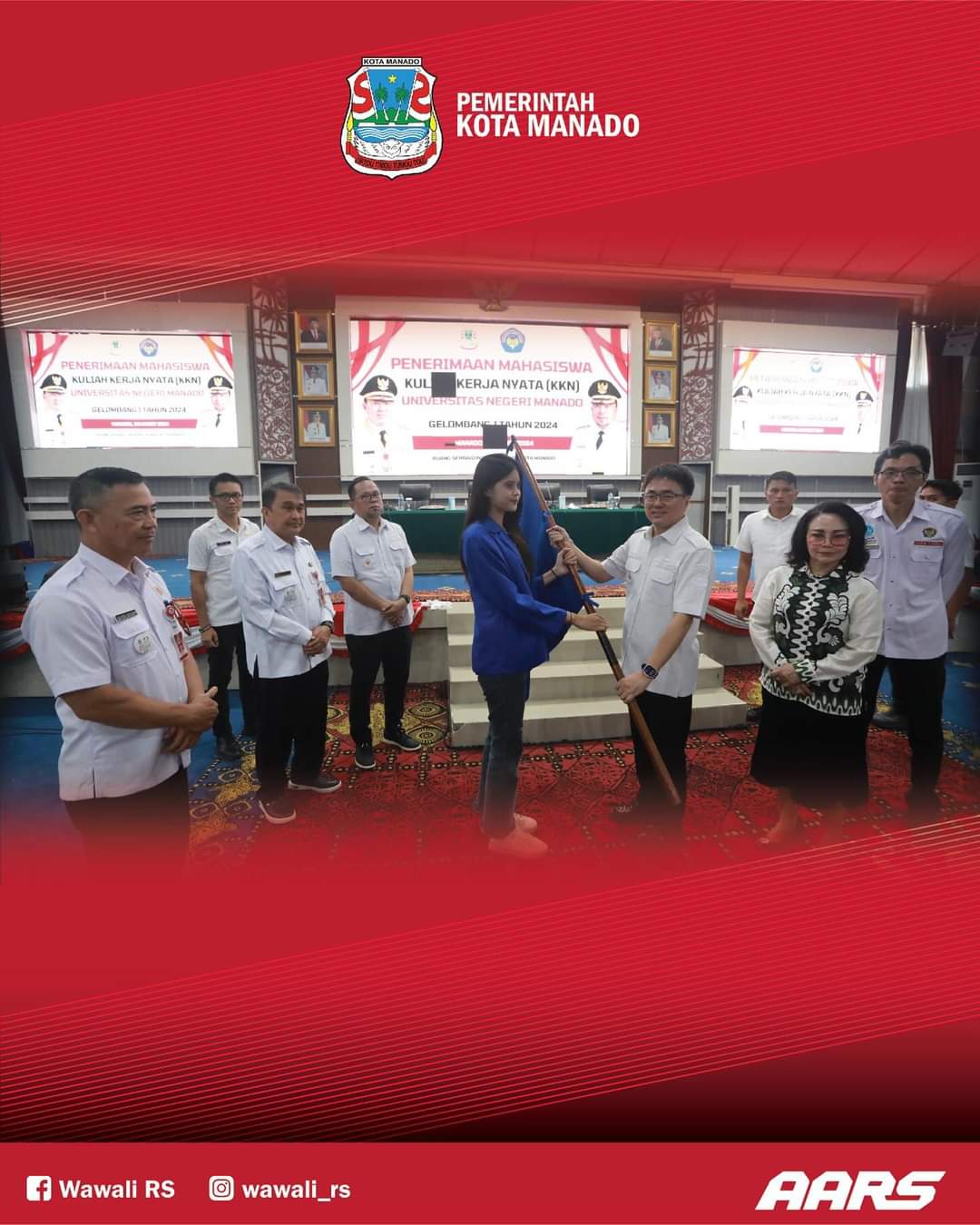 Penerimaan Mahasiswa Kuliah Kerja Nyata (KKN) Universitas Negeri Manado Gelombang 1 Tahun 2024 di Kota Manado