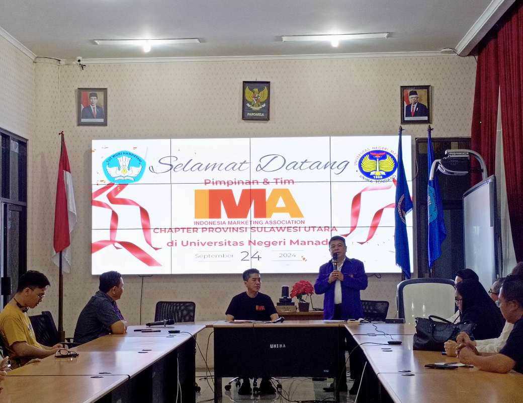 WR III Unima Dr Donal Ratu MHum Terima Kunjungan Petinggi IMA Sulut